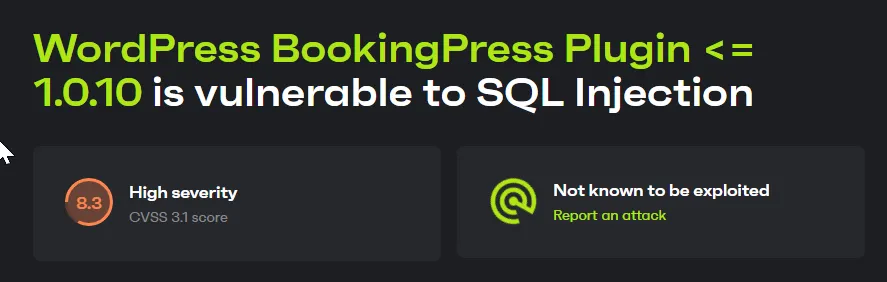 WordPress BookingPress Plugin Exploit